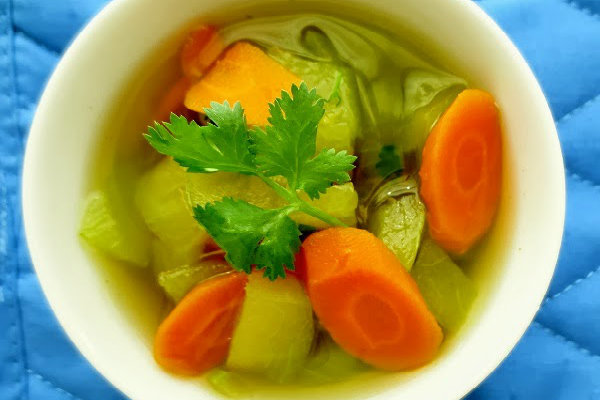 supa de pepene verde coji
