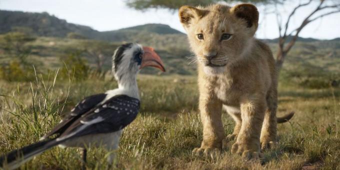 "The Lion King": un pic Simba și zazu