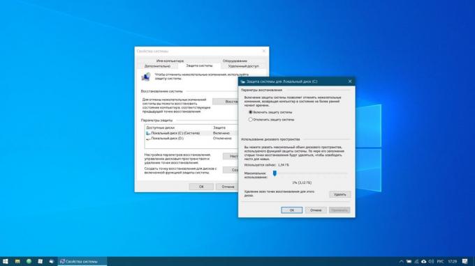 Configurarea pentru Windows 10: Crearea unui punct de restaurare
