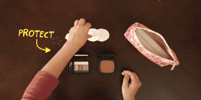 Cum să ambalaj într-o valiza: Cum să se plieze cosmetice și articole de toaletă