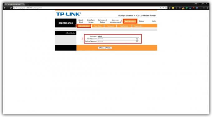 Cum se schimbă parola pe router TP-Link TD-W8901N
