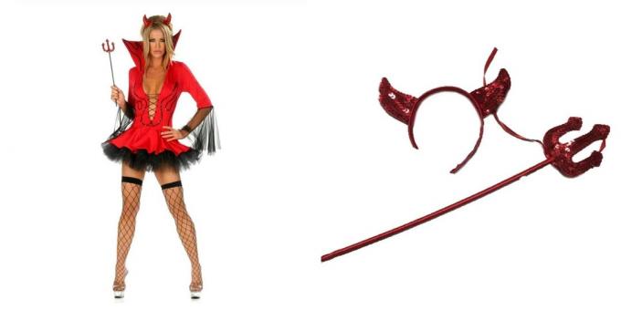 Costume de Halloween cu AliExpress: diavolul