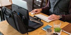 Lucru zilei: Mobicase - Geanta laptop convertibil care se transformă în câteva secunde într-un birou mobil