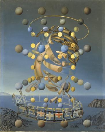 „Viteza maximă a Madonna Raphael”. Salvador Dali