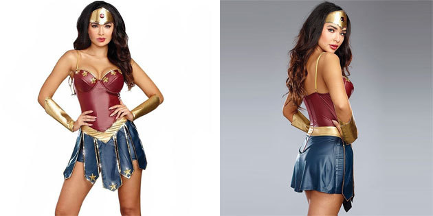 costum Wonder Woman pentru Halloween