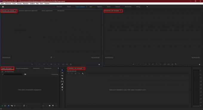 Adobe Premiere Pro: faceți clic pe Editați