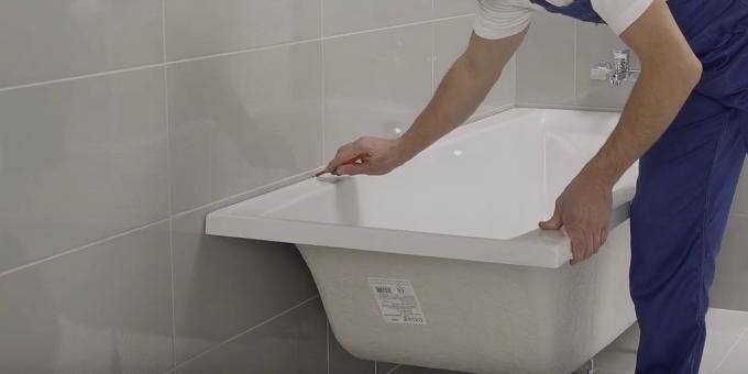 Instalarea baie cu mâinile: Încercați și setați-o baie