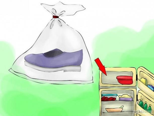 cum să scapi de mirosul de pantofi: congela