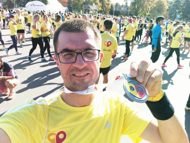 Alexander Khoroshilov la maratonul din Moscova