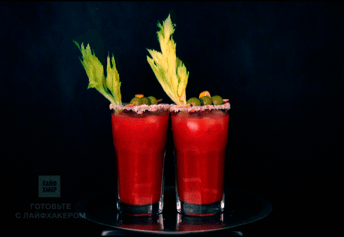 Cocktail "Bloody Mary" gata