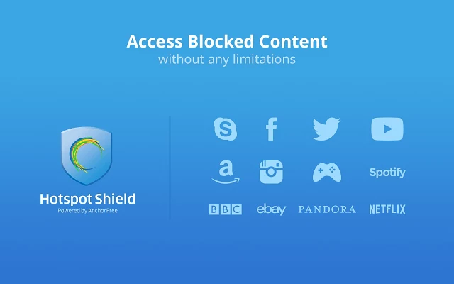 VPN gratuit pentru Chrome: Hotspot Shield 