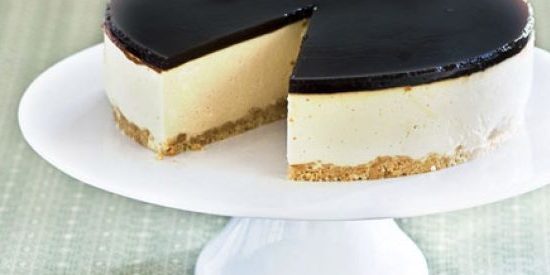 rețete cheesecakes: Cafea si lichior prăjitura cu brânză fără coacere