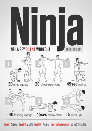 ninja antrenament