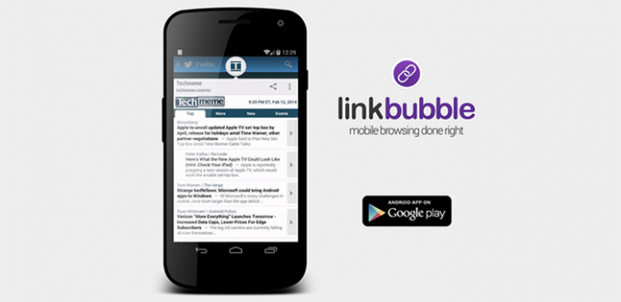 Link Bubble pentru Android