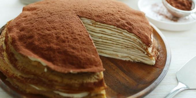 Reteta: clătită tort „Tiramisu“