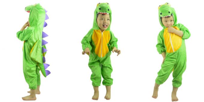 Costume de Halloween: dinozaur