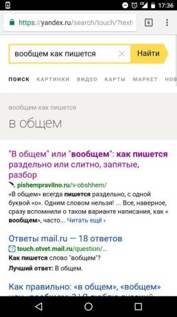 „Yandex“: căutare pentru ortografia corectă