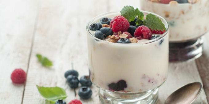 Ce alimente conțin iod: iaurtul