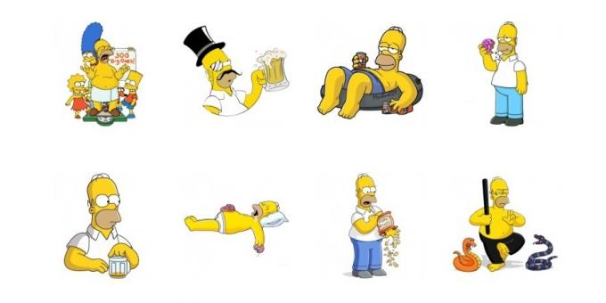 Stickere: The Simpsons