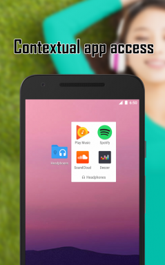 Contextuală App Folder - întotdeauna cel mai recent set de aplicații de pe desktop smartphone