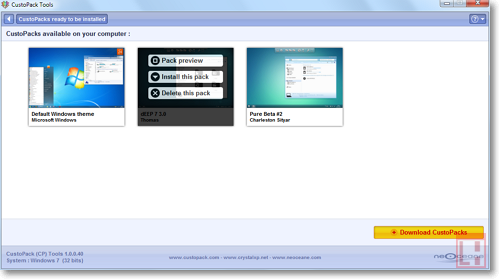 Asigurați-un nou design pentru Windows este foarte simplu, folosind software-ul gratuit