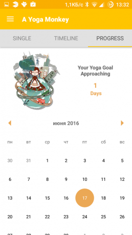 Yoga Calendarul Monkey