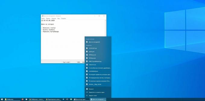 Notepad Windows: nu există restricții privind organizarea fișierelor