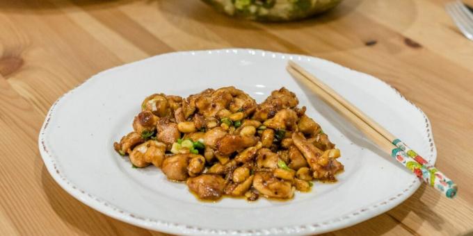 Pui prăjit kung pao