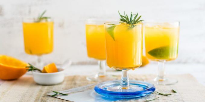 Retete sucuri. portocaliu limonadă