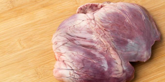 Cum și cât să gătești o inimă de porc: tăie inima de porc