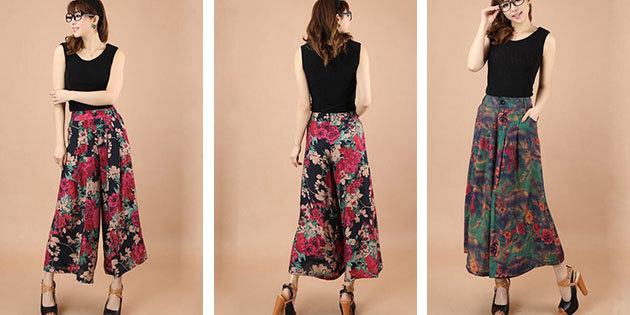 pantaloni culottes