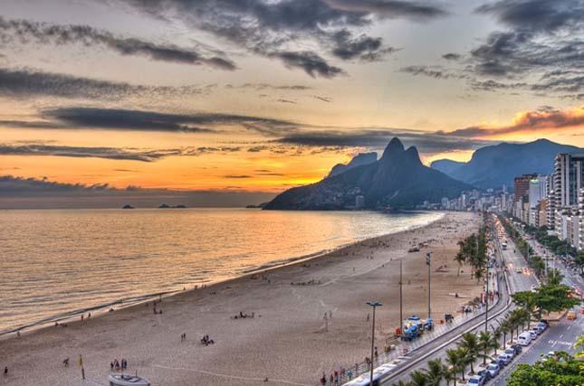 Apus de soare în Rio de Janeiro