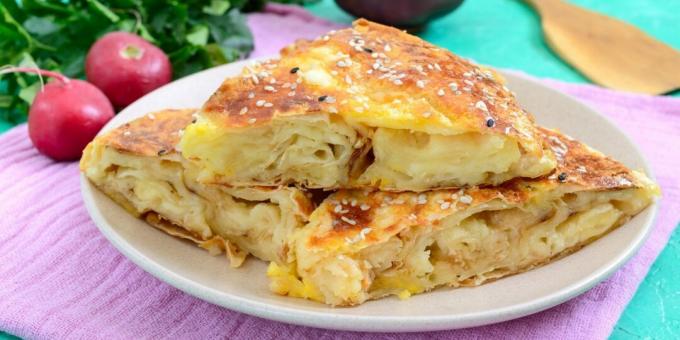 Burek cu brânză lavash