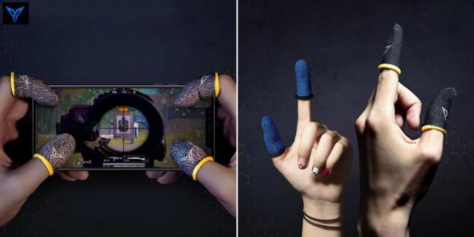 Mănuși pentru a juca pe un smartphone