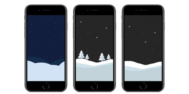 tapet original iPhone: starea de spirit de Crăciun