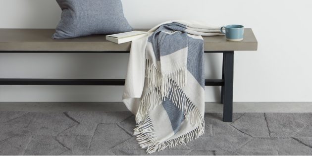 Stilul scandinav în interior: tricotate textura