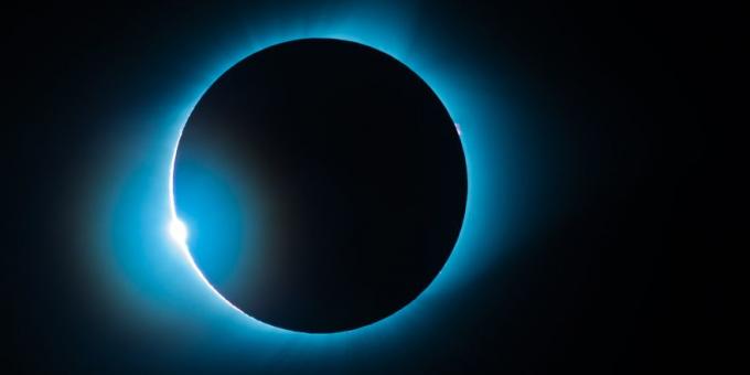 Cele mai bune fotografii în 2019: o eclipsa totala de soare