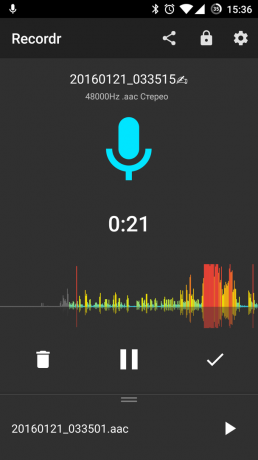 recorder de voce de înaltă calitate pentru Android