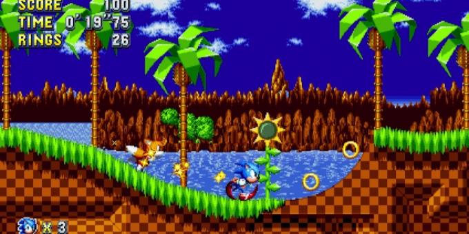 Jocuri pe butonul de control Nintendo: Sonic Mania Plus