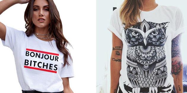 Moda pentru femei T-shirt cu AliExpress