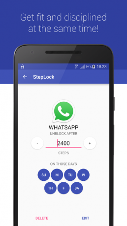 StepLock: norma pași pentru a debloca WatsApp