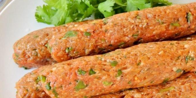 Umplutura pentru kebab cu usturoi, chimen si patrunjel