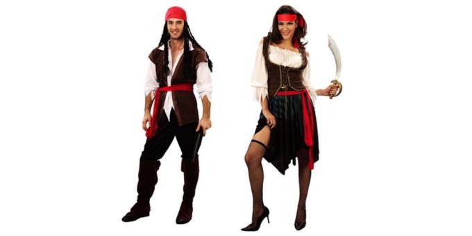 Costume de Crăciun pentru adulți: pirat