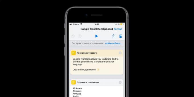 iOS 12 echipe: Google Translate Clipboard