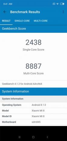 recenzie Xiaomi Mi 8: Geekbench