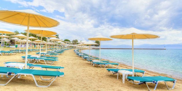 Hoteluri pentru familii cu copii: Bomo Palmariva Beach 4 *, Evia, Grecia