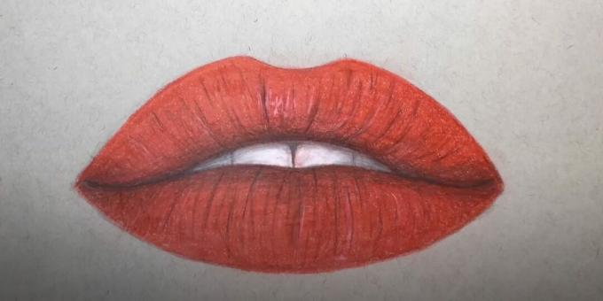 Cum să pictezi buzele: adaugă umbre 
