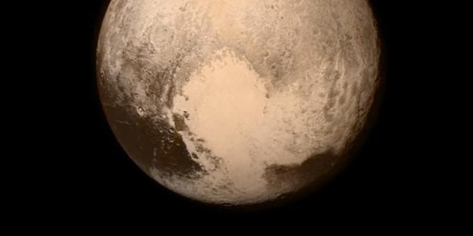 Fotografii din spațiu: inima lui Pluto
