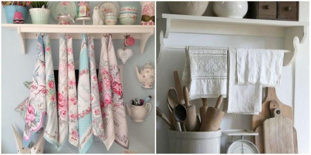 Adăugați textile frumoase la interior bucătărie