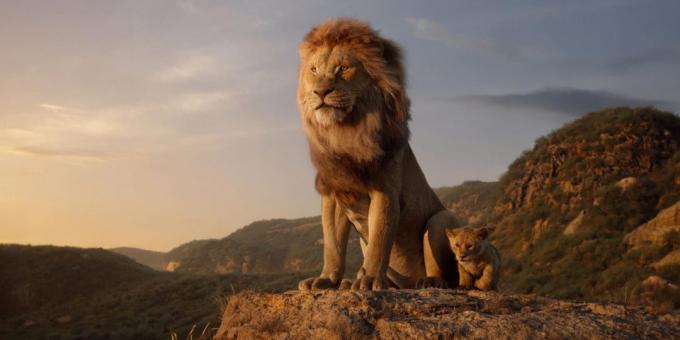 "The Lion King": Mufasa și Simba mici